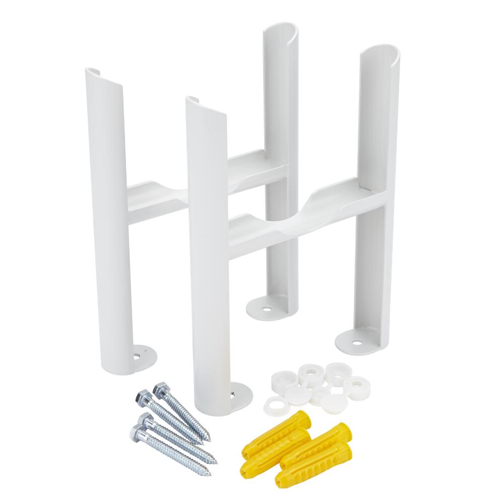 Milano Windsor - White Floor-Mounting Feet for Traditional 4 Column Windsor Radiators