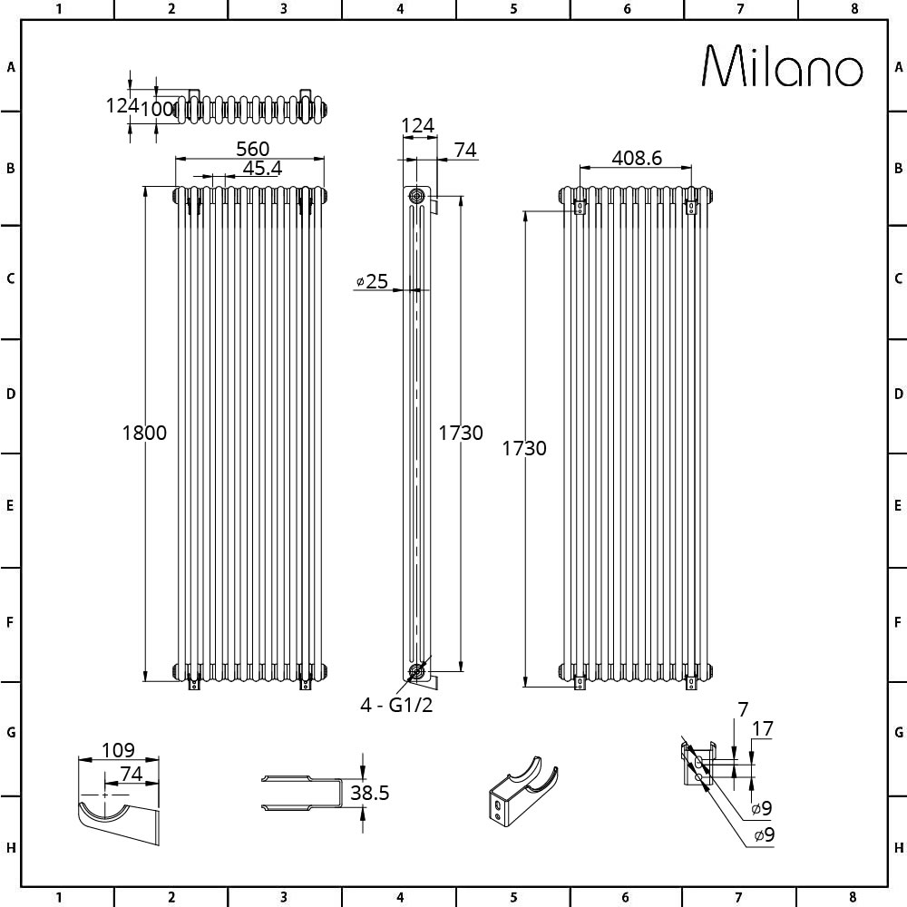 product dimensions