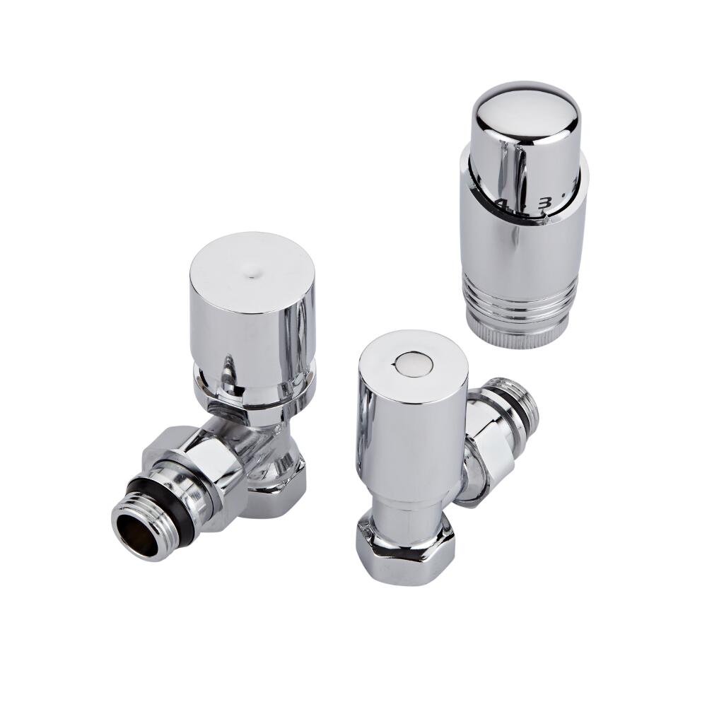 Milano Chrome 1/2'' Female Thread Valve with Chrome TRV