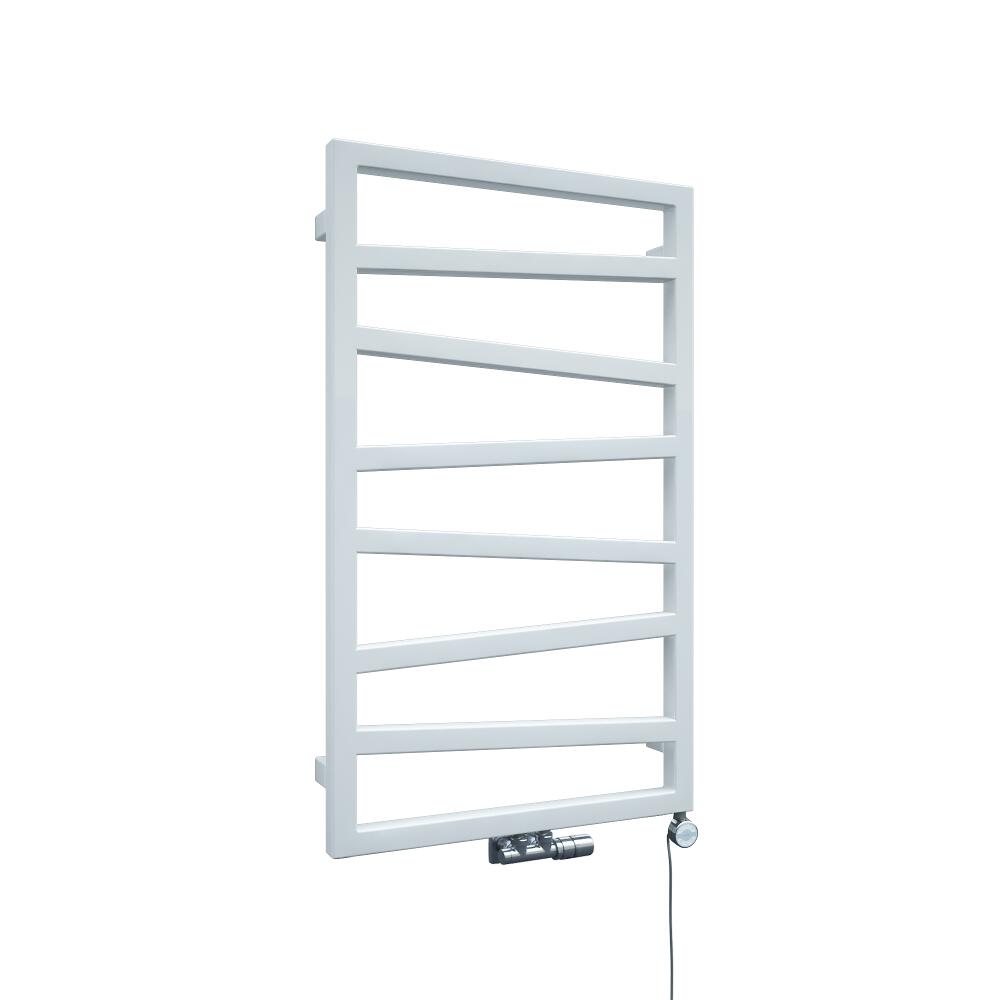Terma ZigZag - White Vertical Heated Towel Rail - 835mm x 500mm
