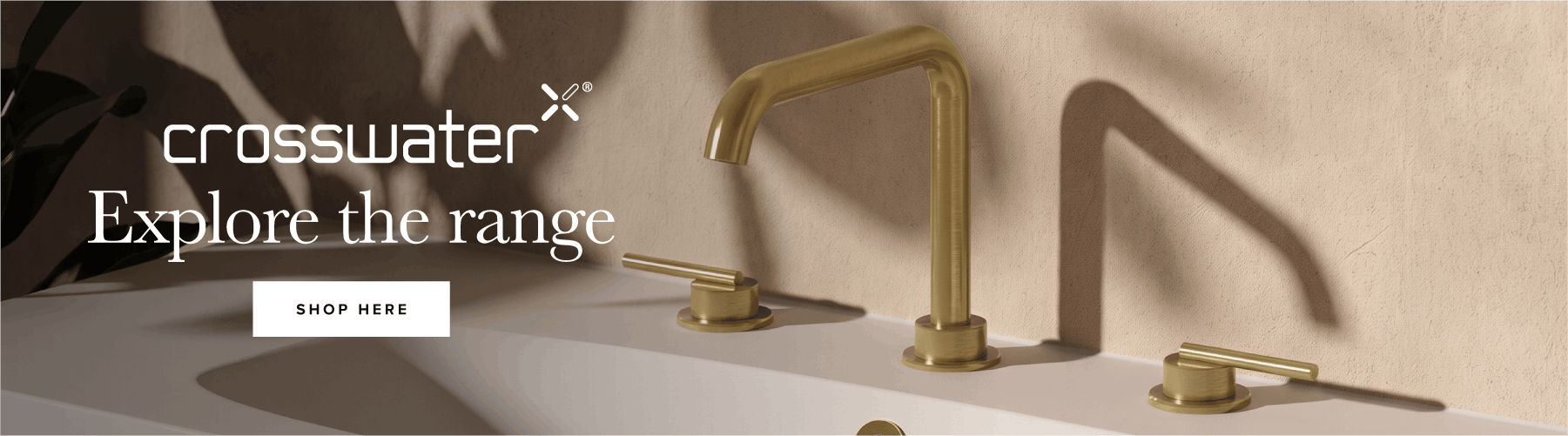Clean lines. Refined finishes. Explore Crosswater at Big Bathroom Shop