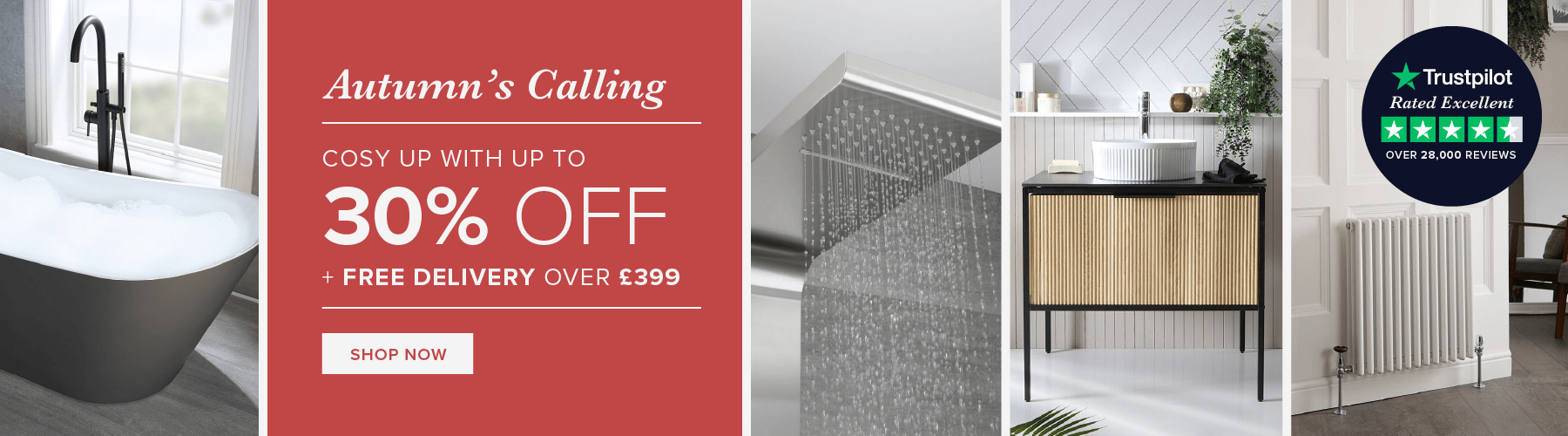 up to 30% off early Autumn Sale + Free Standard Delivery on orders over £399