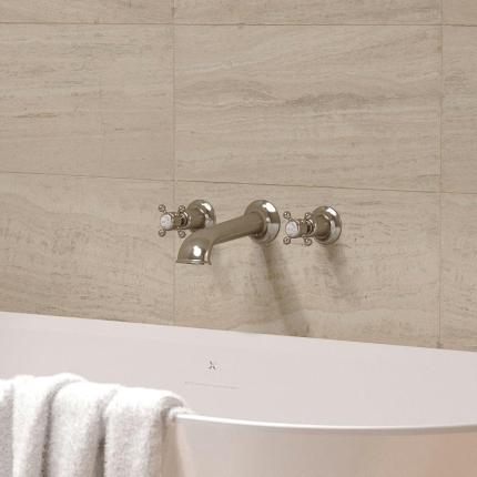 Crosswater Belgravia - Wall Stop Taps - Choice of Finish
