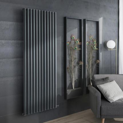 Ecoso Aruba Ardus - 1784mm Dry Heat Vertical Electric Designer Radiator - Choice of Finish, Size and Wi-Fi Thermostat