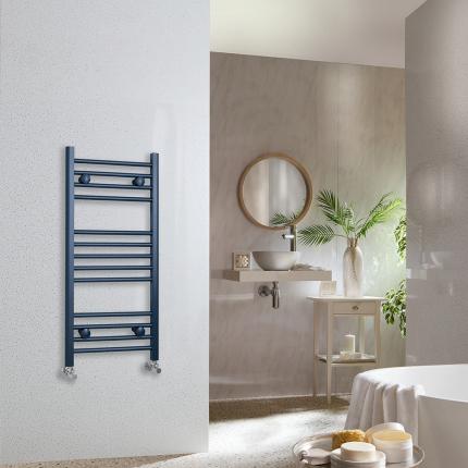 Milano Kent - Coloured Straight Heated Towel Rail - Choice of Size & Finish