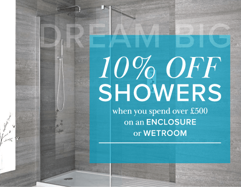 10% off showers